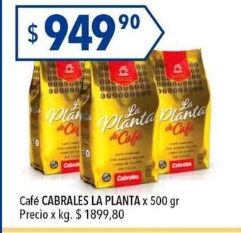 Hergo Café cabrales la planta oferta