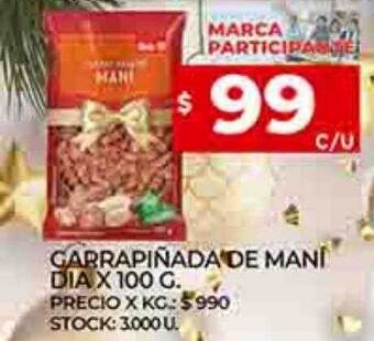Supermercados DIA Garrapiñada de mani dia oferta