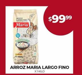 Supermercados Tadicor Arroz maria largo fino oferta
