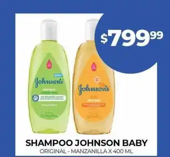 Supermercados Tadicor Shampoo johnson baby original manzanilla oferta