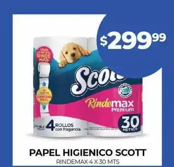 Supermercados Tadicor Papel higineico scott oferta