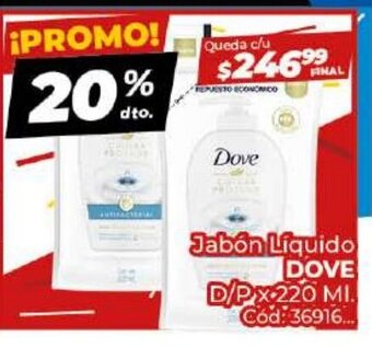 Diarco Jabón Líquido Dove oferta
