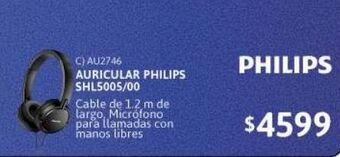 Cetrogar Auriculares on ear shl5005/00 philips oferta