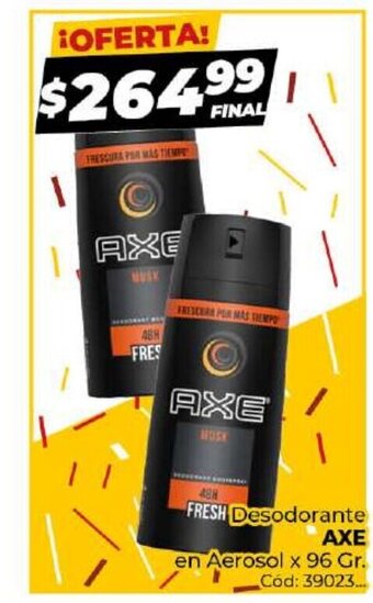 Diarco Desodorante Axe oferta