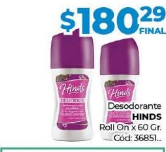 Diarco Desodorante Hinds oferta