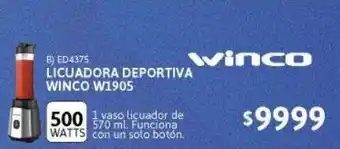 Cetrogar Licuadora deportiva w1905 500w winco oferta