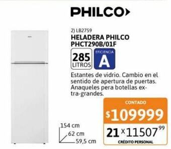 Cetrogar Heladera philco oferta