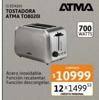 Cetrogar Tostadora atma oferta