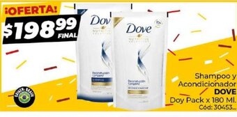 Diarco Shampoo y Acondicionador Dove oferta