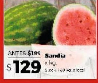 Disco Sandía x kg oferta