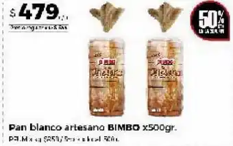 Disco Pan blanco artesanobimbo x 500g oferta