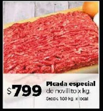 Disco Picada especial de novillito x kg oferta