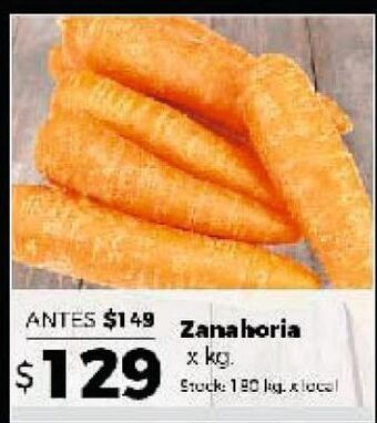 Disco Zanahoria x kg oferta