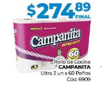 Diarco Rollo de Cocina Campanita oferta