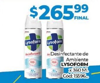 Diarco Desinfectante de Ambiente Lysoform oferta