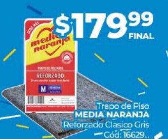 Diarco Trapo de Piso Media Naranja oferta