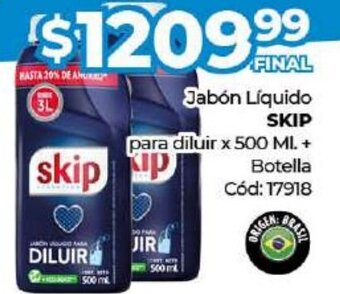 Diarco Jabón Líquido Skip para diluir oferta