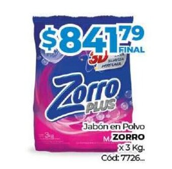 Diarco Jabón en Polvo Zorro oferta