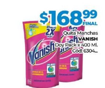 Diarco Quita Manchas Vanish oferta