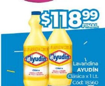 Diarco Lavandina Ayudín Clásica x 1 Lt. oferta