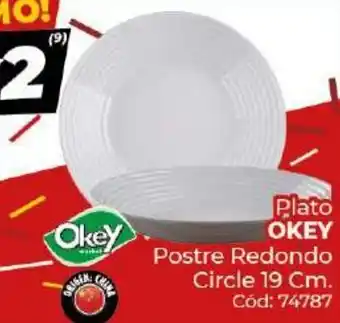 Diarco Plato Okey Postre Redondo oferta