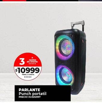 Supermayorista Vital Parlante punch portatil oferta