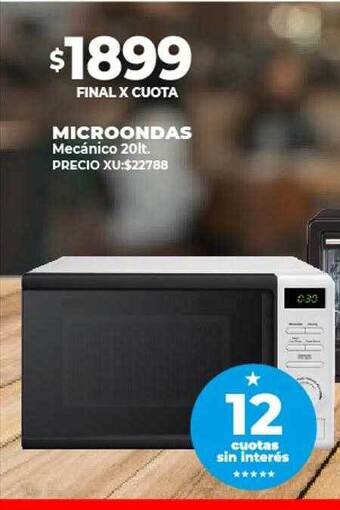 Supermayorista Vital Microondas mecánico oferta