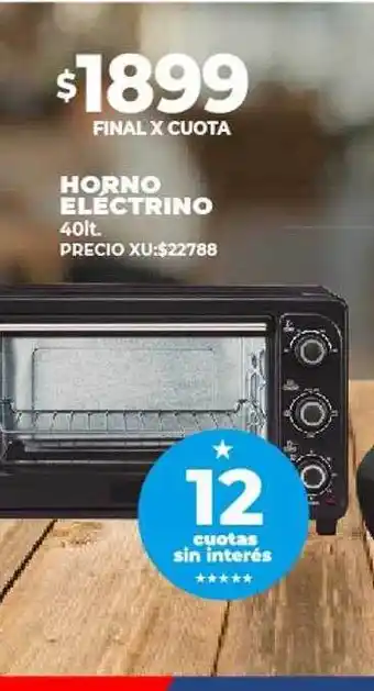 Supermayorista Vital Horno eléctrino oferta
