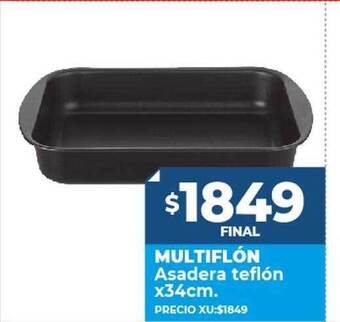 Supermayorista Vital Multiflón asadera teflón oferta