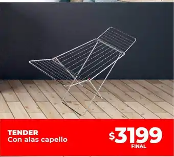 Supermayorista Vital Tender con alas capello oferta
