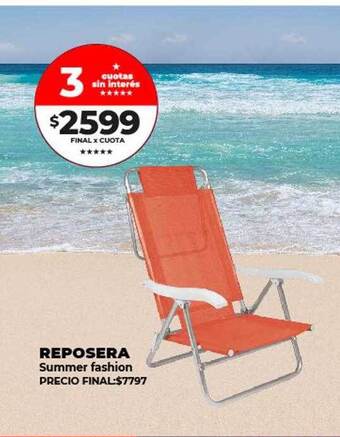 Supermayorista Vital Reposera summer fashion oferta