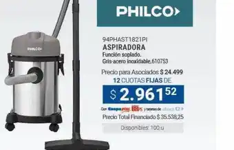 Cooperativa Obrera Philco 94phast1821pi aspiradora oferta