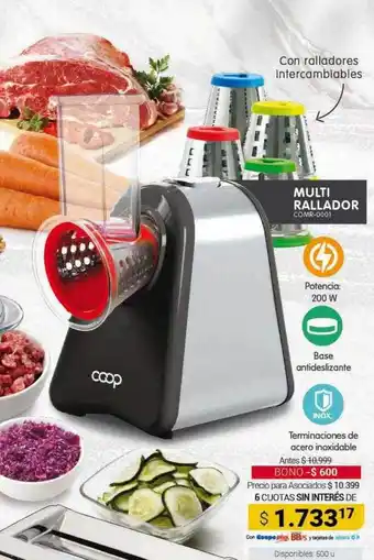 Cooperativa Obrera Coop multi rallador comr-0001 oferta