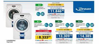 Cooperativa Obrera Drean lavarropas carga frontal oferta