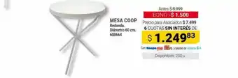 Cooperativa Obrera Mesa coop redonda oferta