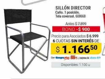 Cooperativa Obrera Sillón director oferta