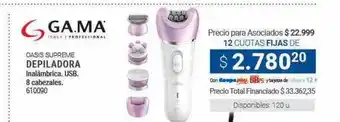 Cooperativa Obrera Ga.ma oasis supreme depiladora oferta