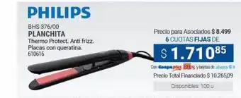 Cooperativa Obrera Philips bhs 376-00 planchita oferta