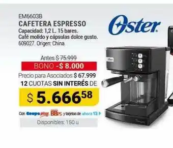 Cooperativa Obrera Cafetera espresso oferta