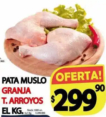 Supermercados Mariano Max Pata muslo granja t. arroyos oferta