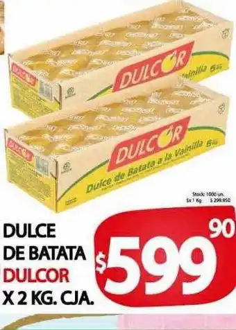Supermercados Mariano Max Dulce de batata dulcor oferta