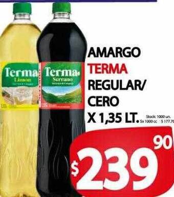 Supermercados Mariano Max Amargo terma regular o cero oferta