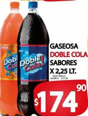 Supermercados Mariano Max Gaseosa doble cola sabores oferta