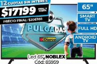 Diarco Led 65" Noblex oferta