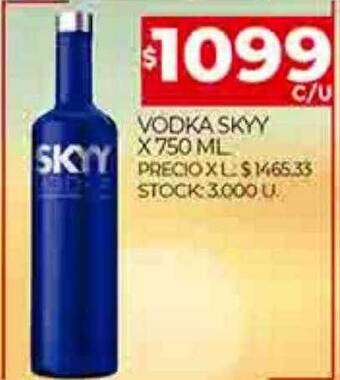 Supermercados DIA Vodka skyy oferta