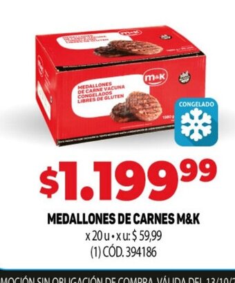 Makro Medallones De Carnes M&k oferta