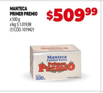 Makro Manteca Primer Premio oferta