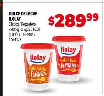 Makro Dulce De Leche Ilolay oferta