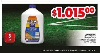 Makro Jugo Citric oferta