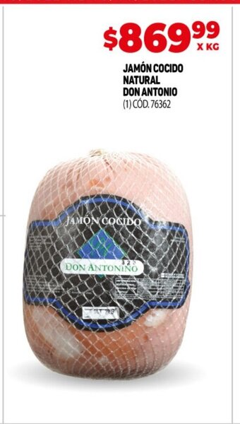 Makro Jamon Cocido Natural Don Antonio oferta